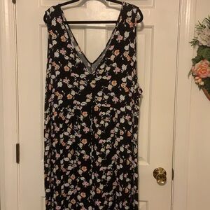 ASOS Sleeveless Floral Wide-Leg Jumpsuit